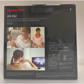 Sharp AN-SS2-B Bluetooth Transmitter Included, Wireless Speaker for TV (Black) Life Waterproof (IPX4 Equivalent), Aquos Sound Partner