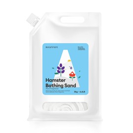 BUCATSTATE Hamster Bath Sand, 6.6LB Potty Litter Sand | Odor Control | Plant Scented Bathing Sand for Chinchillas Gerbil Mice Degu (Plant Scented)