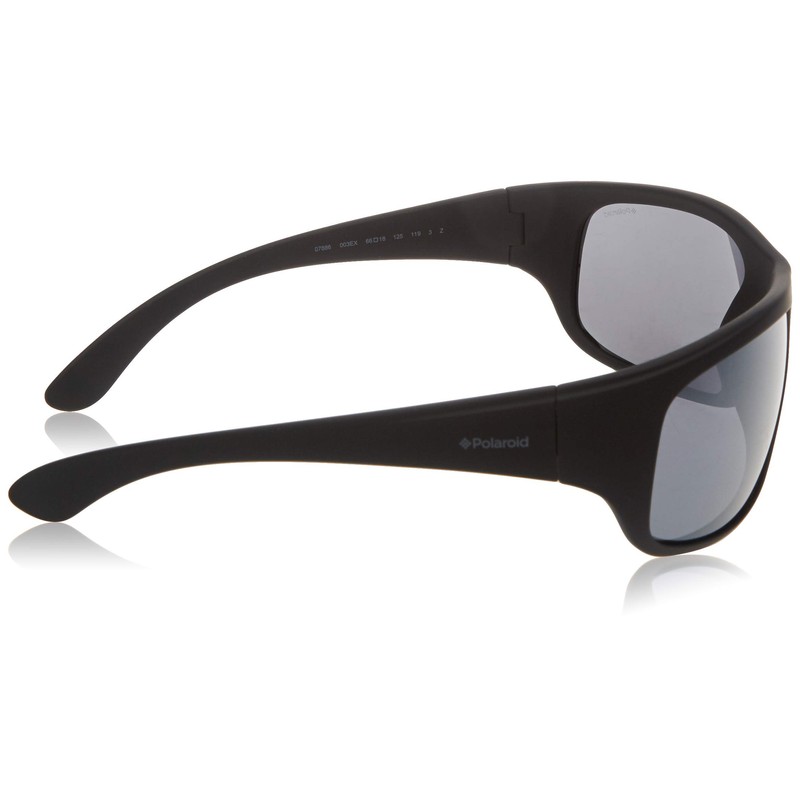Polaroid Unisex Sunglasses, 003/Ex Matt Black