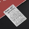 TANWIH 11th Anniversary Card Gifts for Him Husband Steel, Happy