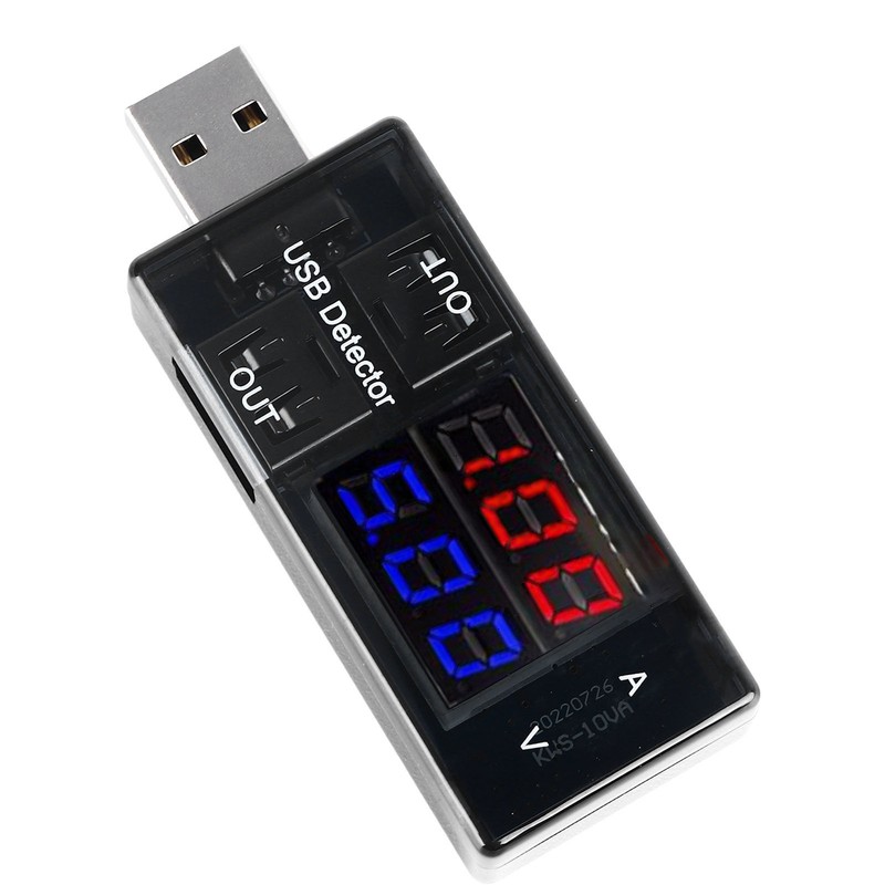 USB Tester High Accuracy Dual Display USB Multimeter for Voltage