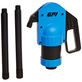 GPI 129000-1 Plastic Chemical/Oil Hand Lever Barrel Pump for 55 Gallon Barrels, LP-50 Lever, 2" NPT, 1 Pint per Stroke