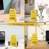 Funny Caution Overstimulated Desk Sign-Office Desk Warning Office Decor Work