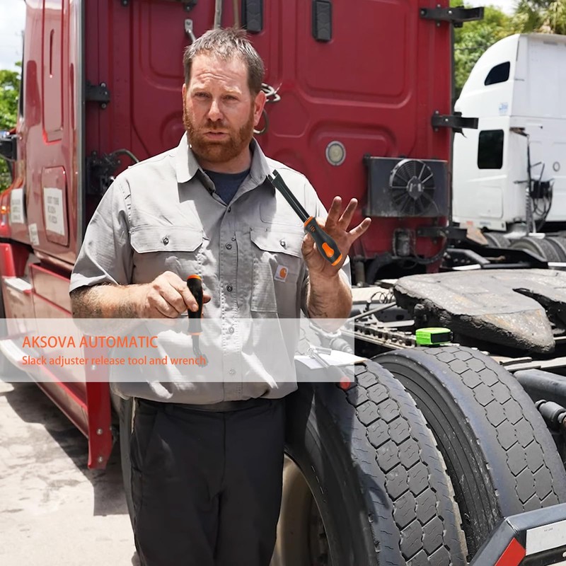 AKSOVA Slack Adjuster Tools, Automatic Slack Adjuster Release Tool,Fork End