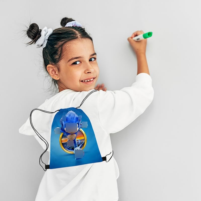 Damoff Drawstring Rucksack Drawstring Gym Bag Backpack Travel Bag Bookbag