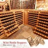Qunclay 300 Pcs Natural Wood Wine Corks, Cork Stoppers for