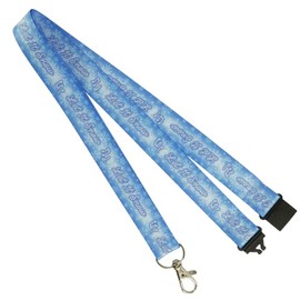 Blue Let It Snow Christmas Lanyard w/Safety Breakaway & Trigger Clip for Badge Holders, ID Cards & More! (Pack Of 25)