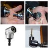 105°Right Angle Drill Adapter,60mm/100mm/150mm 1/4 Inch Hex Shank Magnetic Screwdriver