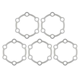 Cycle Design Brake Parts, Stainless Steel Disc Brake Shim for 6 Bolts, 0.0004 inch (0.1 mm) x Set of 5