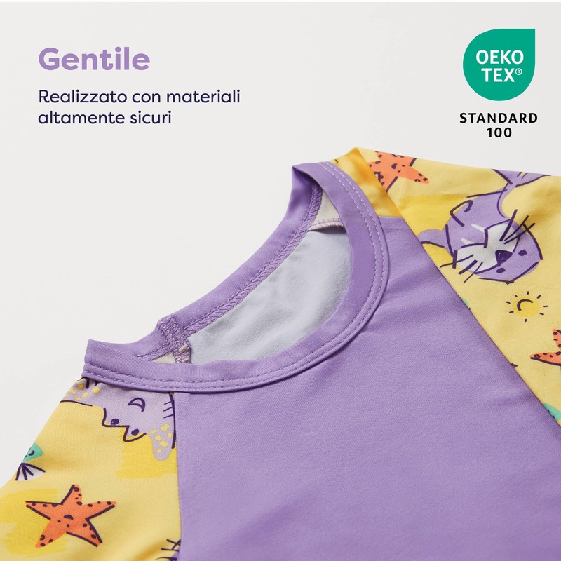 Bambino Mio, Top Nuoto, Maniche Lunghe, Protezione UPF40+, Nautico, 2-3