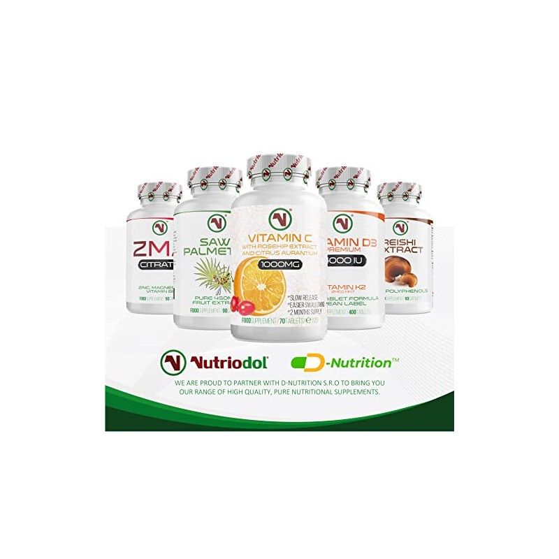 Nutriodol Vitamin C with Rosehip & Bioflavonoids Tablets x 70