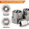 THINKWORK Easy Out Bolt Extractor Kit, 35 PCS Nut Extractor