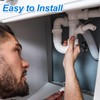 Fousenuk Plastic drainage pipe for washbasin, odour trap, drain hose,