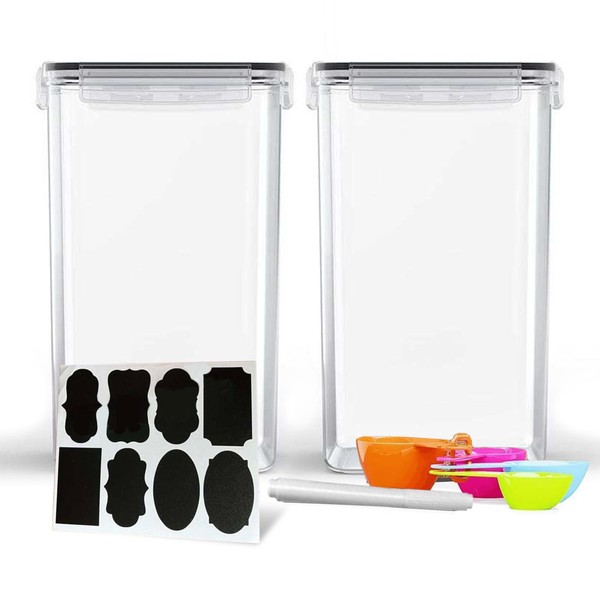 Food Storage Container Set (Pack of 2/6.5L) - Kitchen &