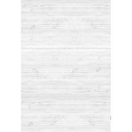 YongFoto 2 x 3 m Vinyl Photo Background Wooden Floor White Rustic Wooden Board Photography Background for Photo Booth Baby Party Banner Children Photo Studio Props