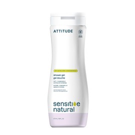 ATTITUDE Body Wash for Sensitive Skin with Oat and Chamomile, EWG Verified, Dermatologically Tested, Vegan, 16 Fl Oz