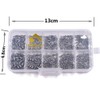 300Pcs/Box Small Size Fishing Rolling Swivel with Solid Ring Fishing