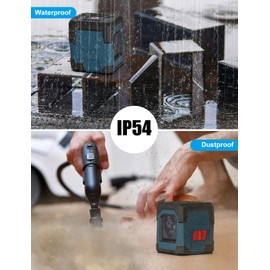 RockSeed Laser Level, RockSeed Cross Line Laser with Self-Leveling, Vertical and Horizontal Line, Rotatable 360 Degree, Carrying Pouch, Battery Included (Green with Tripod)