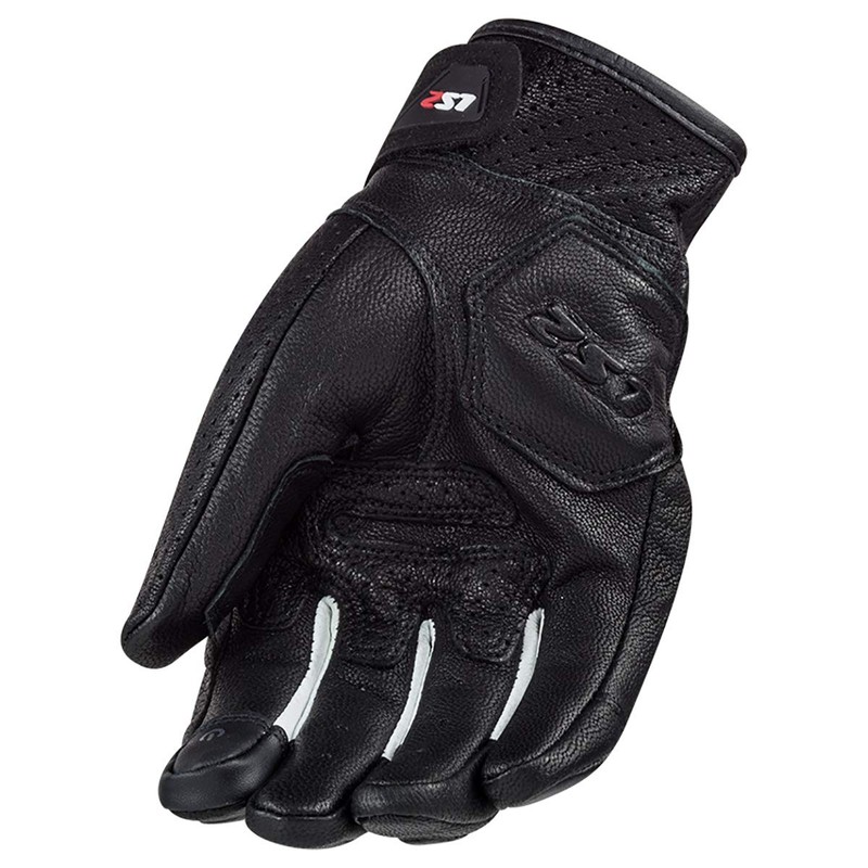 LS2 Helmets Spark Glove (Black/White - X-Large)