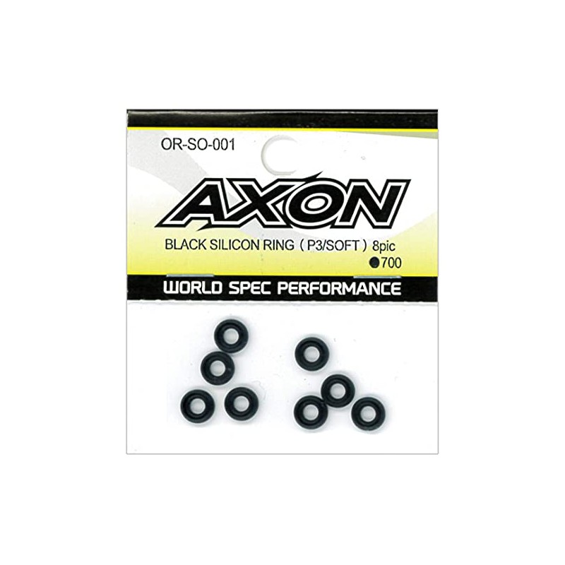 BLACK SILICON RING (P3/SOFT) 8pic OR-SO-001