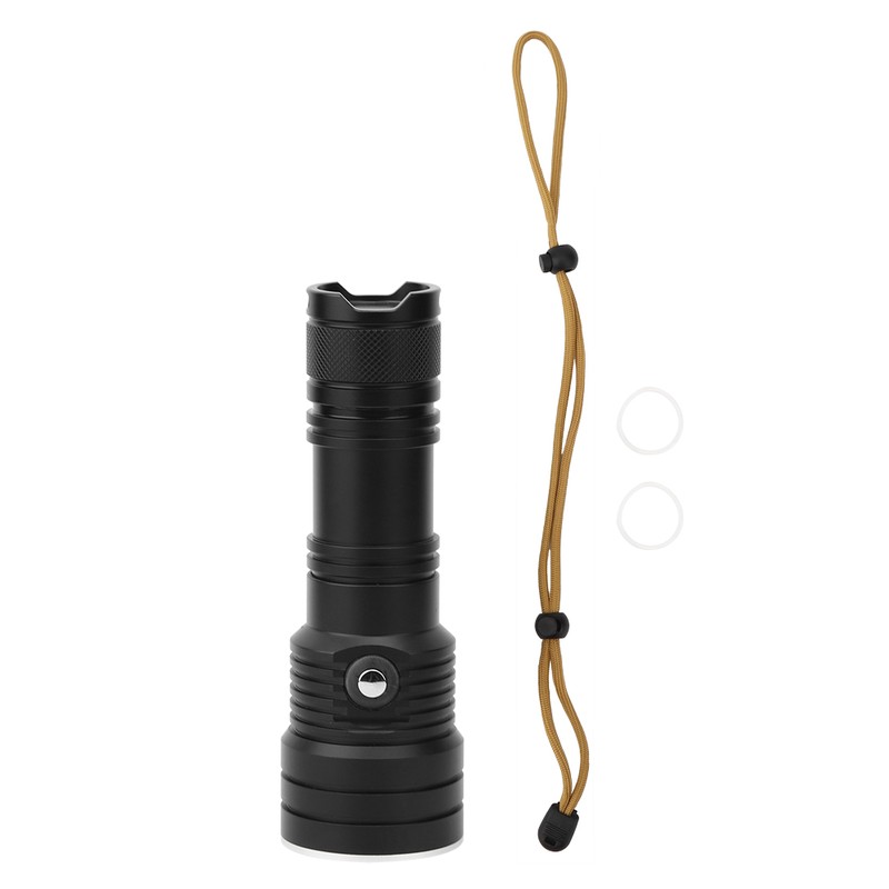 Outdoor Powerful Underwater Diving Aluminum Alloy Flashlight LED Electric Torch