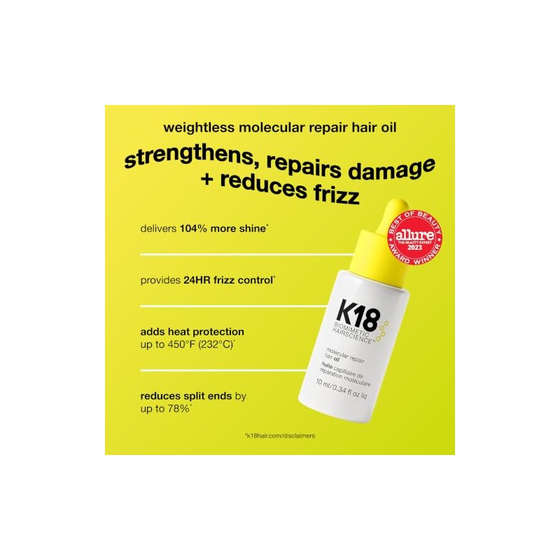 Aceite reparador de cabello K18 Home Molecular Repair hair oil