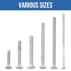 HROMIGRY 1/2" x 7" Carriage Bolts (25 PCS), Hot Dip