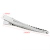 50 Pack 2.36 inches Hair Clips, Marrywindix Silver Metal Alligator
