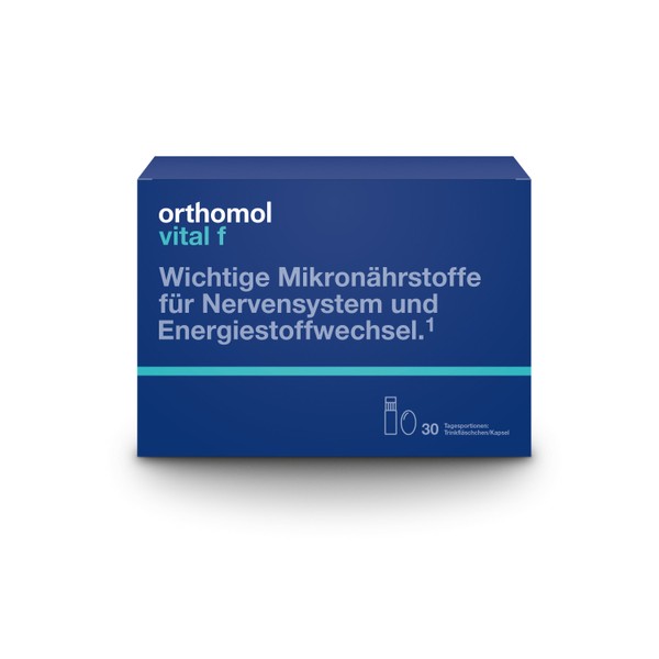 orthomol vital f Fläschchen/Kapseln, 30 pcs. Portions