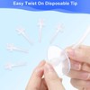60 Pack Disposable Tips for Ear Washer, Replacement Ear Washer