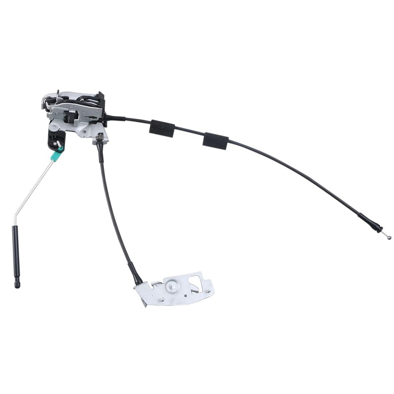 GrteRokky Rear Right door latch assembly w/cable&rod Compatible for 1992-2014
