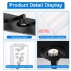 MELUCEE Black Vanity Lights for Bathroom, 5CCT Dimmable LED Bathroom