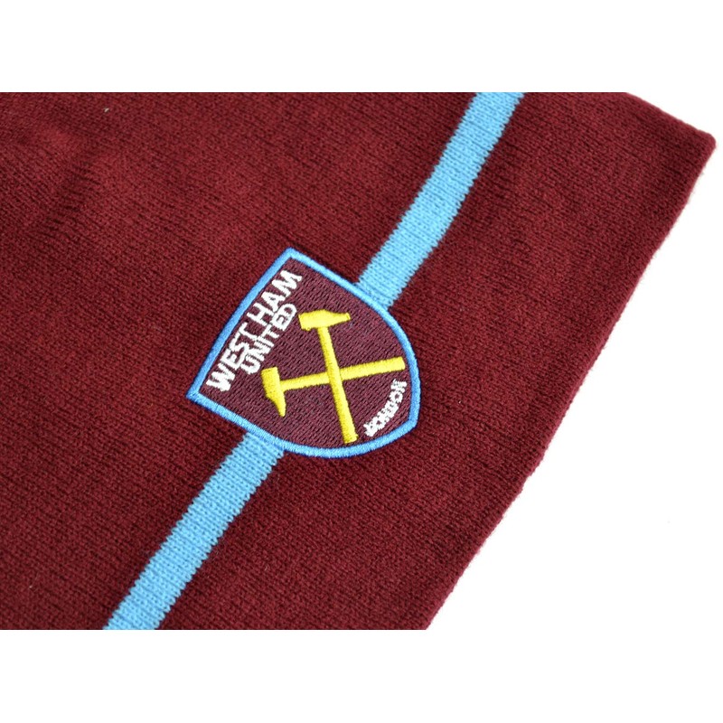 West Ham United Knitted Beanie Hat Claret