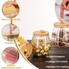 ZSDRTYU Glass Canisters, 4 Pack 25 Oz Glass Canisters With