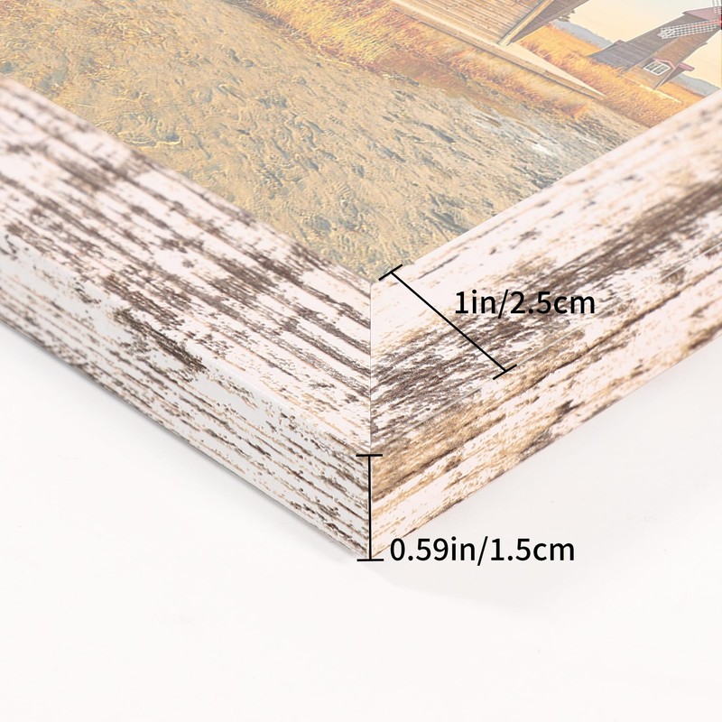 ccdcc 5x7 Collage Picture Frames Set of 2, Rustic Wooden
