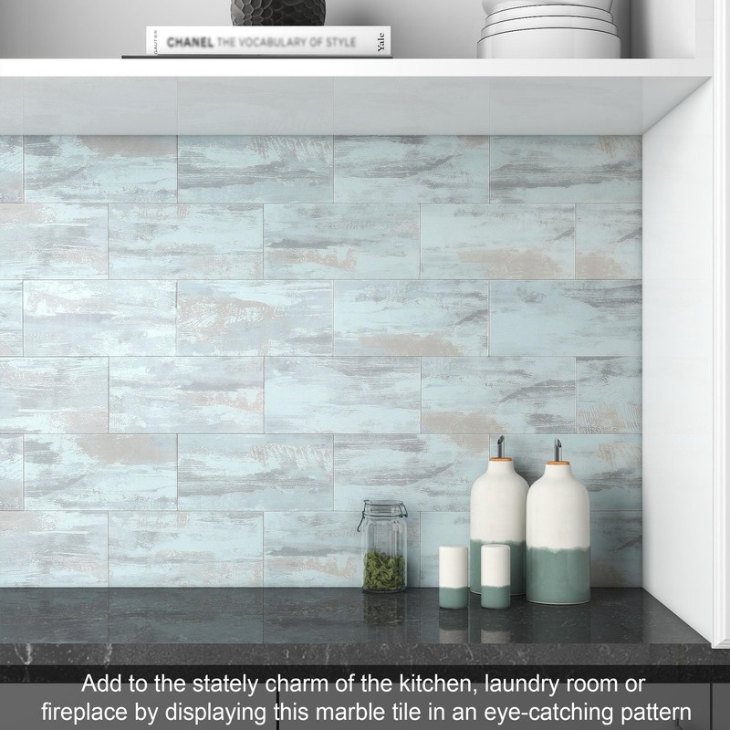 BeNice Matte Bathroom Backsplash Peel and Stick Subway Tile Stickers