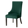 FORCHEER Wing Back Dining Chair Covers Set of 2 Green