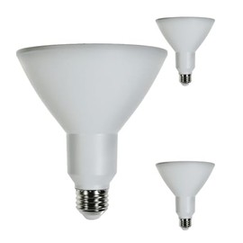 Diodesy- PAR38 LED Flood Light Bulb 12.5W E26 Medium Base 3000K Soft White Ideal for Track & Recessed Spot Light Bulbs 120V 1200 Lumens Dimmable White Finish Pack of 3