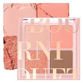 Bouquet Garni Mood Blending Eyeshadow Palette 6.9g, 02 Peach Dreaming, 1 pc / 부케가르니 무드 블렌딩 아이섀도우 팔레트 6.9g, 02 피치드리밍, 1개