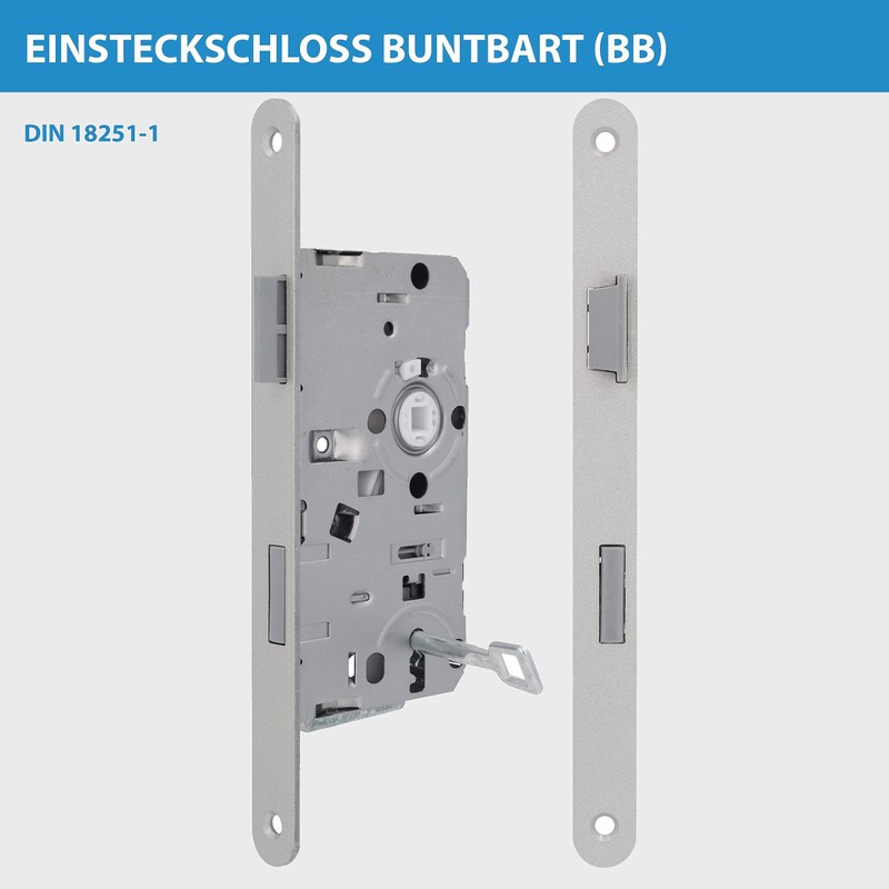 lockzz Mortice Lock Deadlock Right for Room Door Latch +