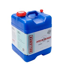 Reliance Products Aqua-Tainer 7 Gallon Rigid Water Container, Blue , 11.3 Inch x 11.0 Inch x 15.3 Inch