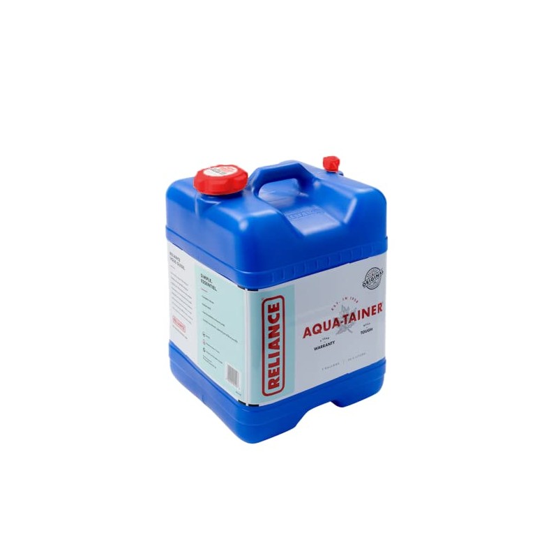 Reliance Products Aqua-Tainer 7 Gallon Rigid Water Container, Blue ,
