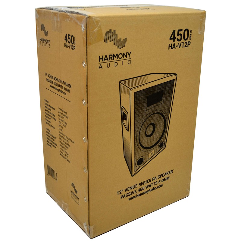 Harmony Audio HA-V12P Pro DJ Venue Series 12" Passive 450W