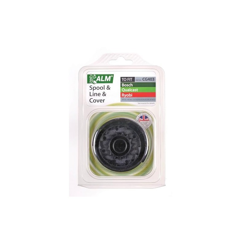 New ALM Spool And Line Spool Cover Kit Qualcast Ryobi