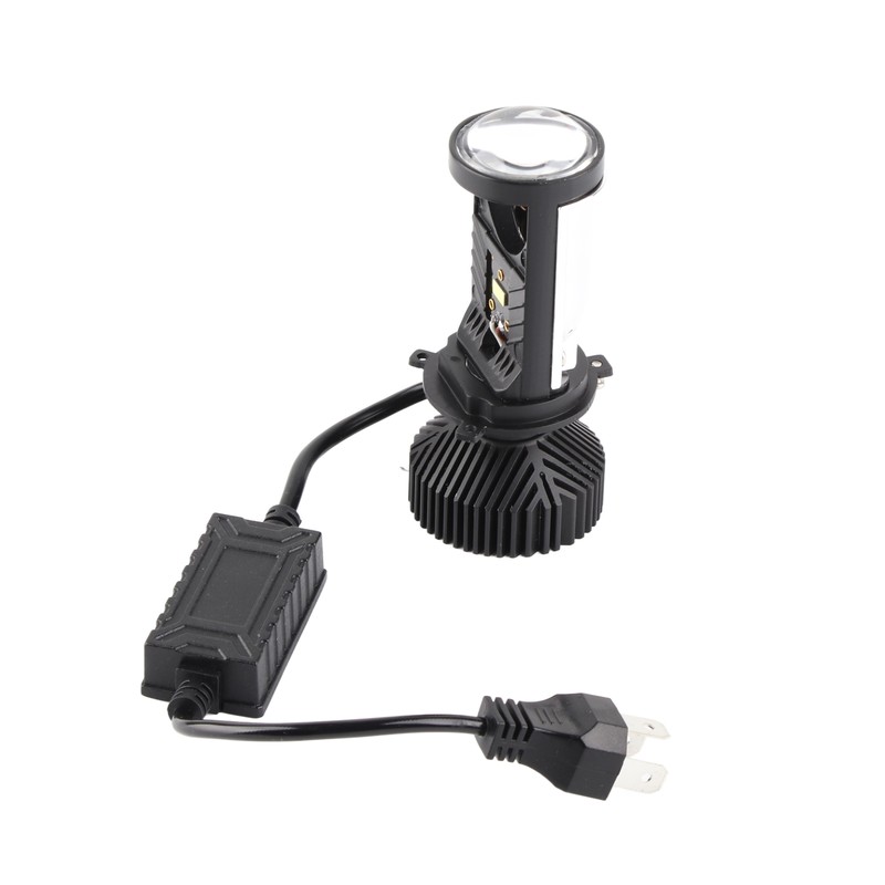 H4 Headlights Bulb Waterproof Aluminum LED Headlights Replacement for Automobile
