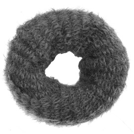 Peach Couture Trendy Multi Color Warm Cozy Fuzzy Chunky Knit Winter Infinity Scarves Grey 88