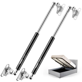 Vepagoo 580MM 890N/200lb Gas Struts Universal adjustable 23inch Lift Support Springs with Mounting Kit for Ottoman Bed, Heavy lid, Floor Hatch Door, and Other Custom Heavy Duty Project, 2PCS