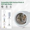 Mogul Socket Extender,Mogul Base E39 Socket Extensions Adapter,Emnooti E39 to