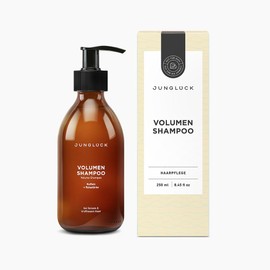 JUNGLÜCK Volume Shampoo | Lightweight Shampoo for More Volume & Silkiness | No Sulphates & Silicones