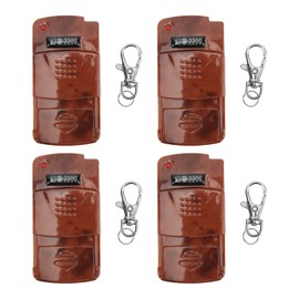 4 Sets 330MHz Smart Remote Key Fob LED 4 Channel Wireless Remote Control Duplicator for Gate Garage Door